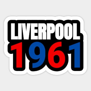 Liverpool 1961 Sticker